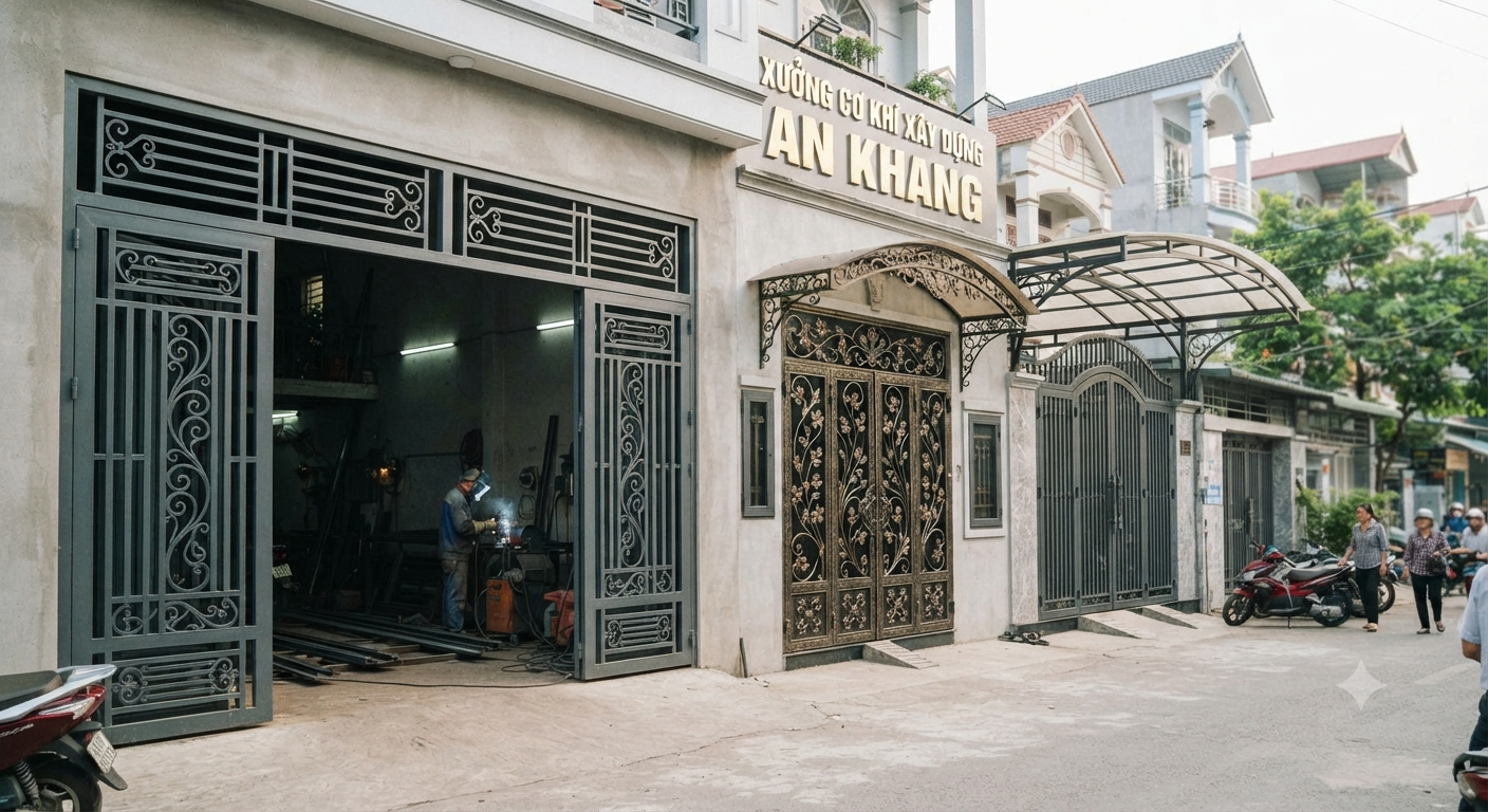 Tương quan tỷ lệ giữa kích thước mặt tiền và số lượng cánh cửa